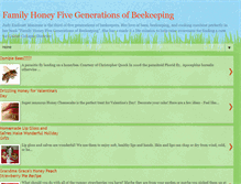 Tablet Screenshot of familyhoney5generationsofbeekeeping.blogspot.com