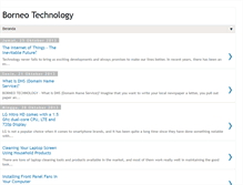 Tablet Screenshot of borneo-technology.blogspot.com