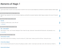 Tablet Screenshot of moments-of-magic.blogspot.com