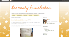 Desktop Screenshot of heavenlyhomebakes.blogspot.com