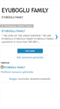 Mobile Screenshot of eyuboglufamily.blogspot.com