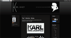 Desktop Screenshot of karl-who.blogspot.com