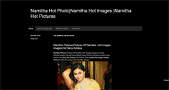 Desktop Screenshot of namithahotphoto.blogspot.com