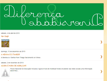 Tablet Screenshot of diferencaediversidade.blogspot.com