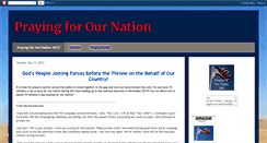 Desktop Screenshot of prayingforournation2012.blogspot.com