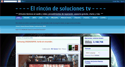 Desktop Screenshot of elrincondesolucionestv.blogspot.com