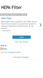 Mobile Screenshot of hepa-hepa-filter.blogspot.com