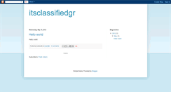 Desktop Screenshot of itsclassifiedgr.blogspot.com