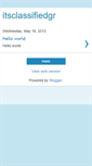Mobile Screenshot of itsclassifiedgr.blogspot.com
