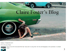 Tablet Screenshot of clairefosterblog.blogspot.com