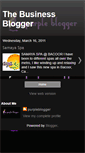 Mobile Screenshot of iamthebusinessblogger.blogspot.com