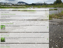 Tablet Screenshot of oakhousepermaculture.blogspot.com