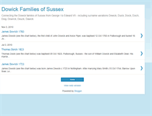 Tablet Screenshot of dowickfamiliesofsussex.blogspot.com