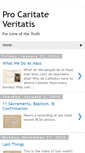 Mobile Screenshot of procaritateveritatis.blogspot.com