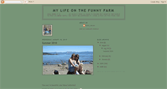 Desktop Screenshot of mylifeonthefunnyfarm.blogspot.com