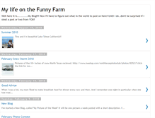 Tablet Screenshot of mylifeonthefunnyfarm.blogspot.com