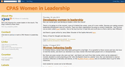 Desktop Screenshot of cpaswomeninleadership.blogspot.com