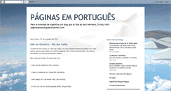 Desktop Screenshot of paginasenportugues.blogspot.com