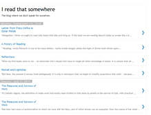 Tablet Screenshot of ireadthatsomewhere.blogspot.com