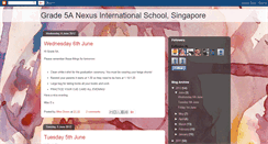 Desktop Screenshot of grade5anexus.blogspot.com