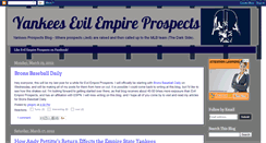 Desktop Screenshot of evilempireprospects.blogspot.com