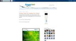 Desktop Screenshot of dynamicfuelsllc.blogspot.com
