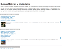 Tablet Screenshot of buenasnoticiasyciudadanis.blogspot.com