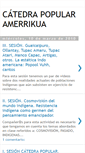 Mobile Screenshot of catedrapopularamerrikua.blogspot.com