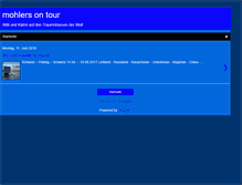 Tablet Screenshot of mohlersontour.blogspot.com