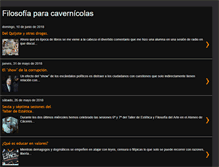 Tablet Screenshot of filosofiacavernicolas.blogspot.com
