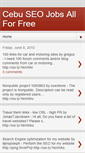 Mobile Screenshot of cebu-seo.blogspot.com