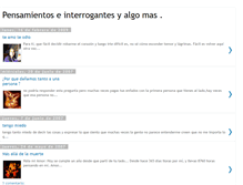 Tablet Screenshot of pensamientos-fran.blogspot.com