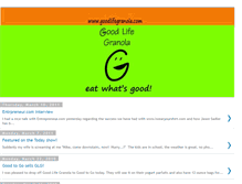 Tablet Screenshot of goodlifegranola.blogspot.com