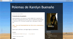 Desktop Screenshot of karelynbuenaopoemas.blogspot.com