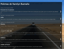 Tablet Screenshot of karelynbuenaopoemas.blogspot.com