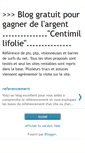Mobile Screenshot of centimillifolie.blogspot.com