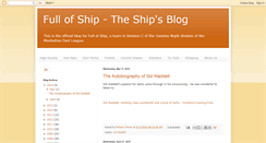 Desktop Screenshot of fullofship.blogspot.com