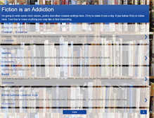 Tablet Screenshot of fictionisanaddiction.blogspot.com