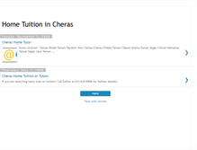 Tablet Screenshot of cherashometuition.blogspot.com