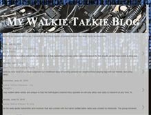 Tablet Screenshot of mywalkietalkieblog.blogspot.com