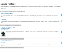 Tablet Screenshot of mundoprofan1.blogspot.com