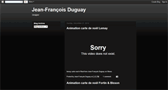 Desktop Screenshot of jeanfrancoisduguay.blogspot.com