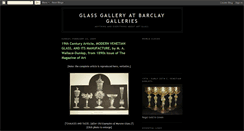 Desktop Screenshot of barclayglassgallery.blogspot.com