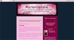 Desktop Screenshot of meravilandia.blogspot.com