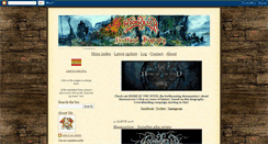 Desktop Screenshot of moonsorrowbio-en.blogspot.com