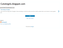 Tablet Screenshot of cuteangels23.blogspot.com