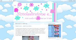 Desktop Screenshot of nuvoledicotone.blogspot.com