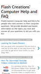 Mobile Screenshot of flashcreations-faq.blogspot.com