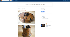 Desktop Screenshot of cheapwoodturning.blogspot.com