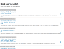 Tablet Screenshot of bestsportswatchs.blogspot.com